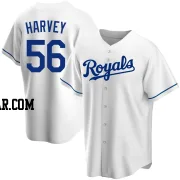 Hunter Harvey Youth Kansas City Royals White Replica Home Jersey