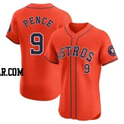 Hunter Pence Men's Houston Astros Orange Elite Alternate Vapor Premier Jersey