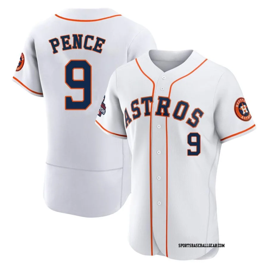 Hunter Pence Men's Houston Astros White Authentic 2022 World Series Champions Home Jersey