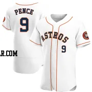 Hunter Pence Men's Houston Astros White Authentic Home Jersey