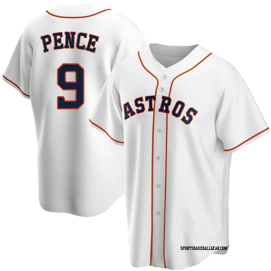 Hunter Pence Men's Houston Astros White Replica Home Jersey