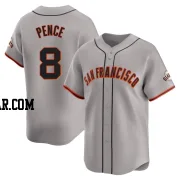 Hunter Pence Men's San Francisco Giants Gray Limited Away Jersey