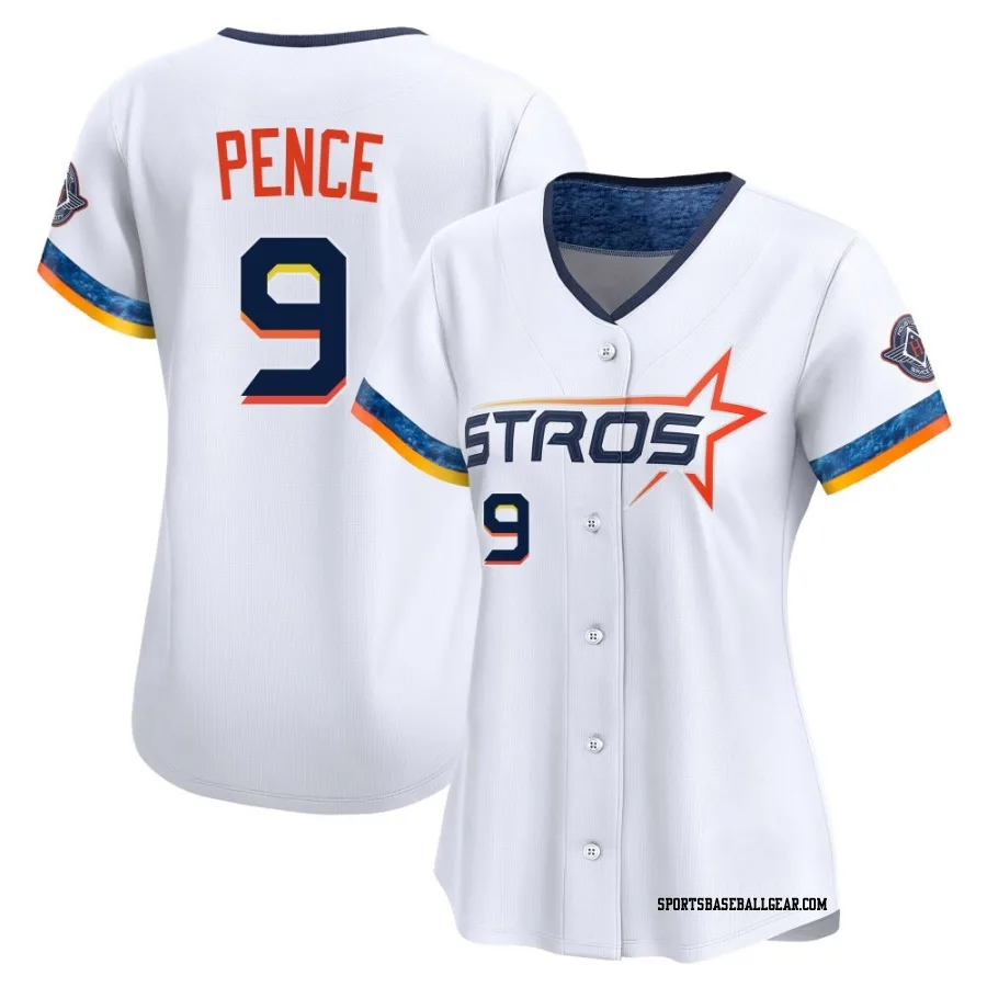Hunter Pence Women's Houston Astros White Limited 2025 City Connect Jersey