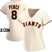 Hunter Pence Women's San Francisco Giants Cream Replica Home Jersey