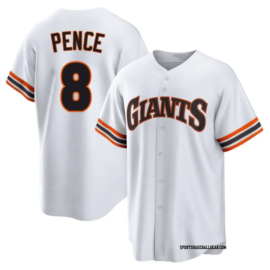 Hunter Pence Youth San Francisco Giants White Limited Throwback Cooperstown Collection Jersey