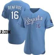 Hunter Renfroe Men's Kansas City Royals Light Blue Authentic Alternate Jersey