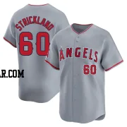 Hunter Strickland Men's Los Angeles Angels Gray Limited Away Jersey