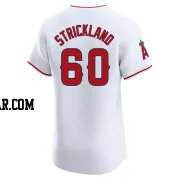 Hunter Strickland Men's Los Angeles Angels White Elite Home Jersey