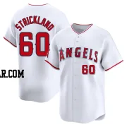 Hunter Strickland Men's Los Angeles Angels White Limited Home Jersey