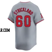 Hunter Strickland Youth Los Angeles Angels Gray Limited Away Jersey