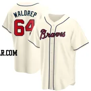 Hurston Waldrep Youth Atlanta Braves Cream Replica Alternate Jersey