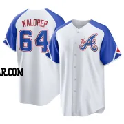 Hurston Waldrep Youth Atlanta Braves White Replica 2023 City Connect Jersey