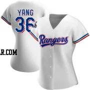Hyeon-Jong Yang Women's Texas Rangers White Authentic Home 2023 World Series Champions Jersey