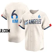 Hyeseong Kim Men's Los Angeles Dodgers Cream Limited 2024 City Connect Jersey