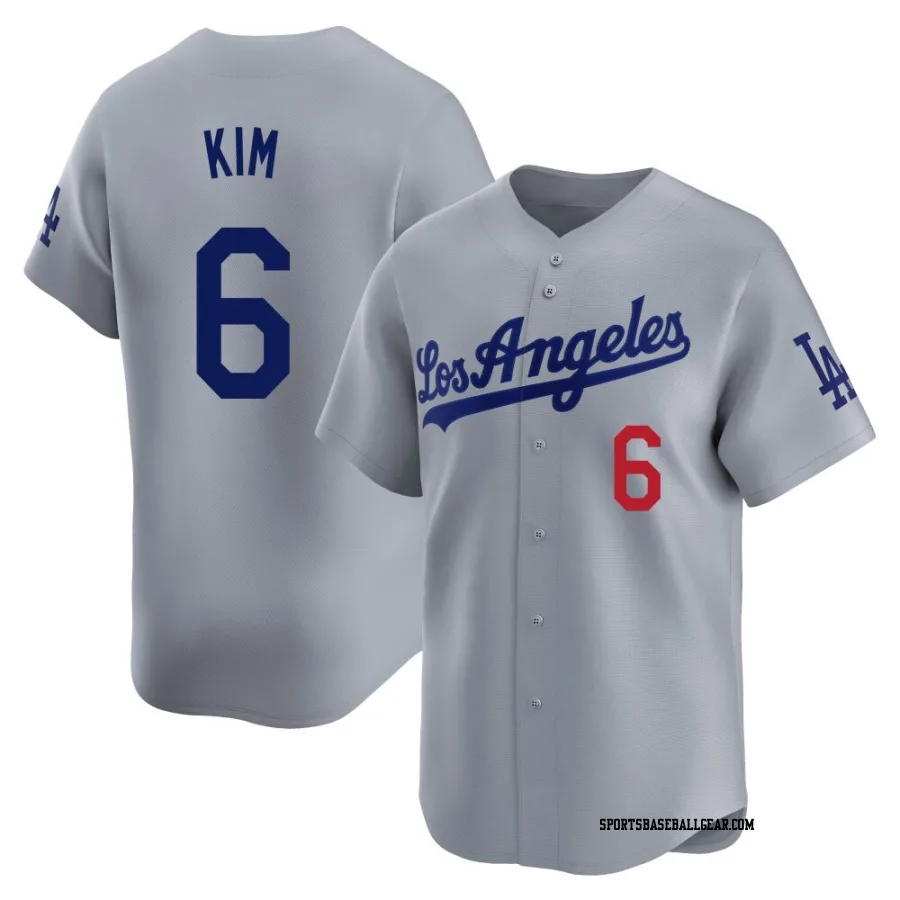 Hyeseong Kim Men's Los Angeles Dodgers Gray Limited Away Jersey