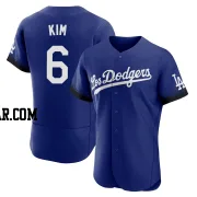 Hyeseong Kim Men's Los Angeles Dodgers Royal Authentic 2021 City Connect Jersey
