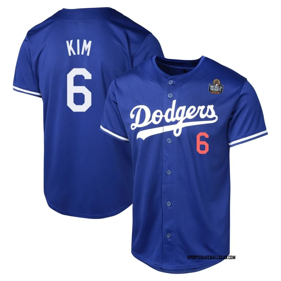Hyeseong Kim Men's Los Angeles Dodgers Royal Limited Alternate 2024 World Series Jersey