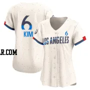 Hyeseong Kim Women's Los Angeles Dodgers Cream Limited 2024 City Connect Jersey