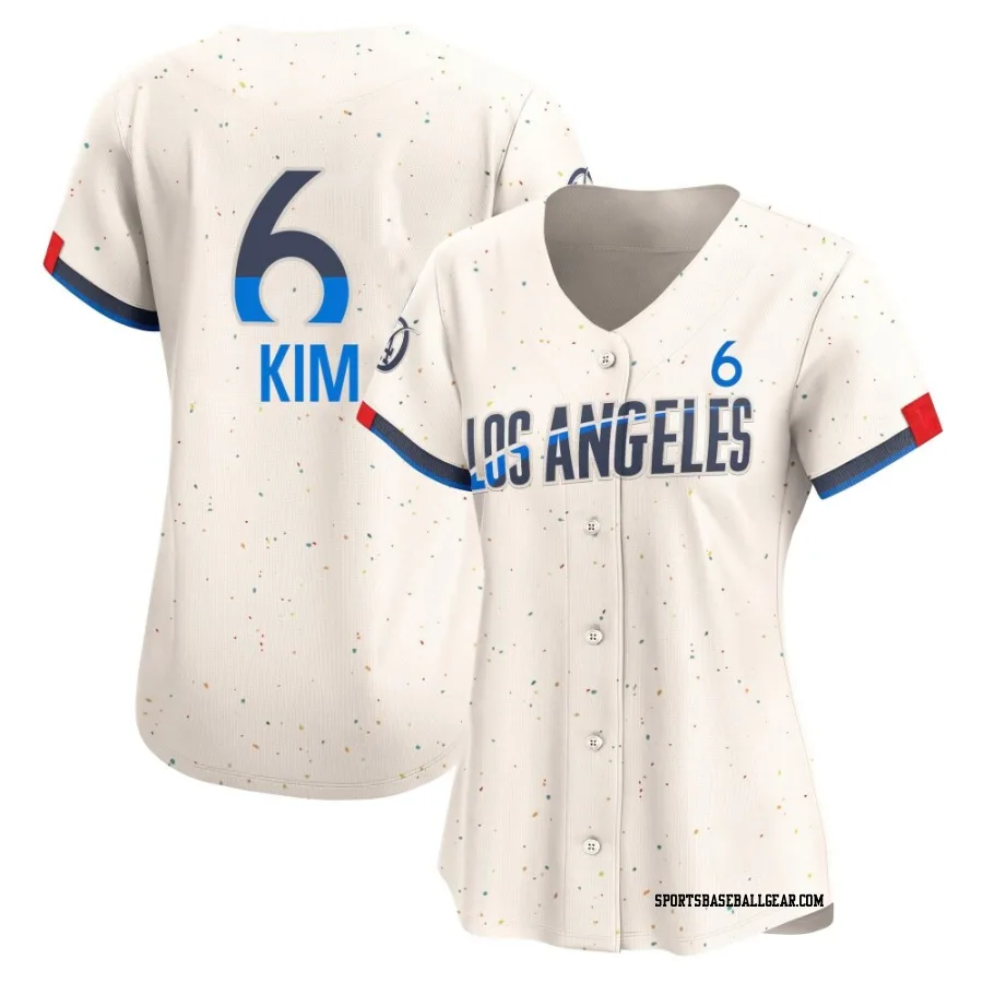 Hyeseong Kim Women's Los Angeles Dodgers Cream Limited 2024 City Connect Jersey