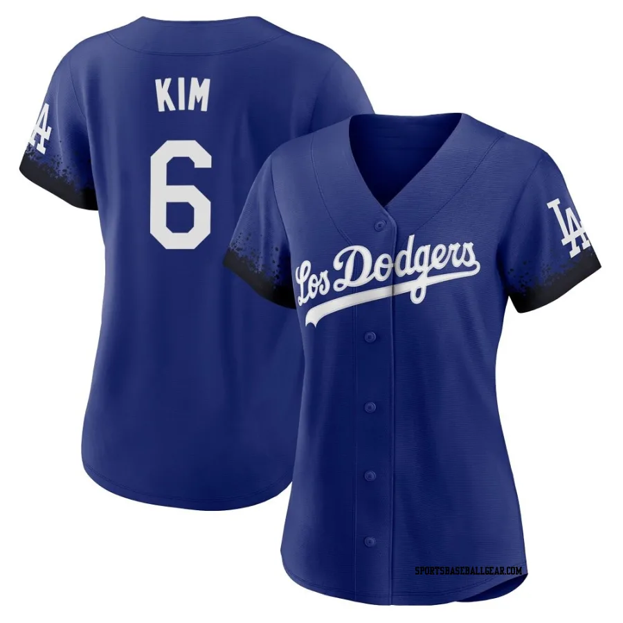Hyeseong Kim Women's Los Angeles Dodgers Royal Replica 2021 City Connect Jersey