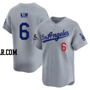Hyeseong Kim Youth Los Angeles Dodgers Gray Limited Away World Series Champions Jersey