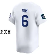 Hyeseong Kim Youth Los Angeles Dodgers White Limited 2024 World Tour Seoul Series Home Jersey
