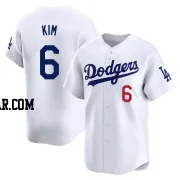 Hyeseong Kim Youth Los Angeles Dodgers White Limited Home Jersey