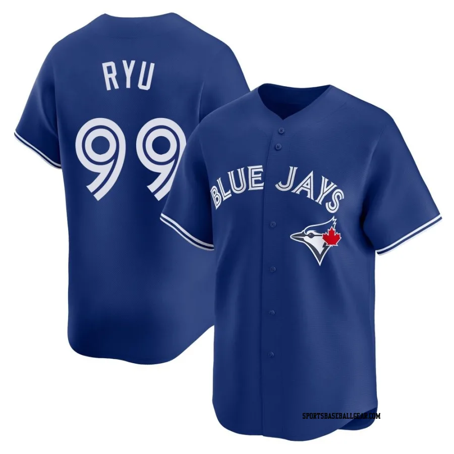 Hyun Jin Ryu Men's Toronto Blue Jays Royal Limited Alternate Jersey