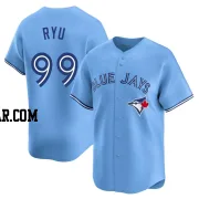Hyun Jin Ryu Youth Toronto Blue Jays Blue Limited Powder Alternate Jersey