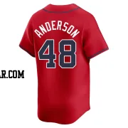 Ian Anderson Men's Atlanta Braves Red Limited Alternate Jersey