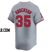 Ian Anderson Men's Los Angeles Angels Gray Limited Away Jersey