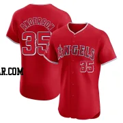 Ian Anderson Men's Los Angeles Angels Red Elite Alternate Jersey