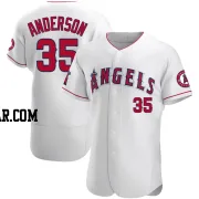 Ian Anderson Men's Los Angeles Angels White Authentic Jersey