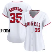 Ian Anderson Women's Los Angeles Angels White Limited Home Jersey