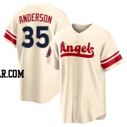 Ian Anderson Youth Los Angeles Angels Cream Replica 2022 City Connect Jersey