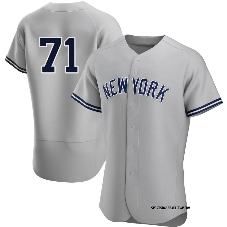 Ian Hamilton Men's New York Yankees Gray Authentic Road Jersey