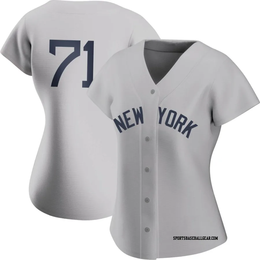 Ian Hamilton Women's New York Yankees Gray Replica 2021 Field of Dreams Jersey