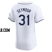 Ian Seymour Men's Tampa Bay Rays White Elite Home Jersey