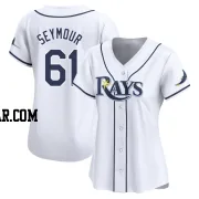 Ian Seymour Women's Tampa Bay Rays White Limited Home Jersey