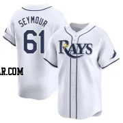 Ian Seymour Youth Tampa Bay Rays White Limited Home Jersey