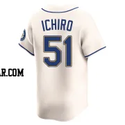 Ichiro Suzuki Men's Seattle Mariners Cream Limited Alternate Jersey