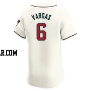 Ildemaro Vargas Men's Arizona Diamondbacks Cream Elite Home Jersey
