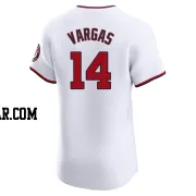 Ildemaro Vargas Men's Washington Nationals White Elite Home Jersey