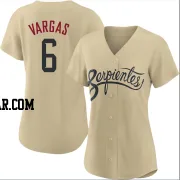 Ildemaro Vargas Women's Arizona Diamondbacks Gold Authentic 2021 City Connect Cool Base Jersey