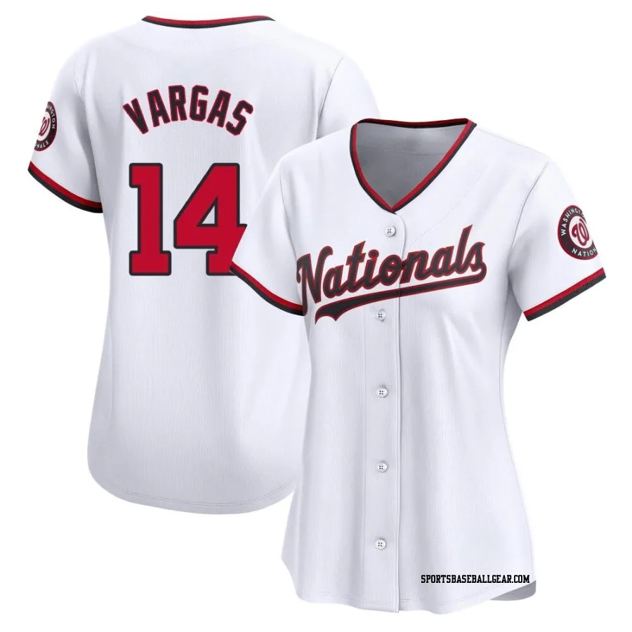 Ildemaro Vargas Women's Washington Nationals White Limited Home Jersey