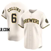 Isaac Collins Youth Milwaukee Brewers Cream Limited Home Jersey