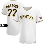 Isaac Mattson Men's Pittsburgh Pirates White Authentic Home Jersey