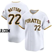 Isaac Mattson Men's Pittsburgh Pirates White Limited Home Jersey
