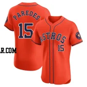 Isaac Paredes Men's Houston Astros Orange Elite Alternate Vapor Premier Jersey