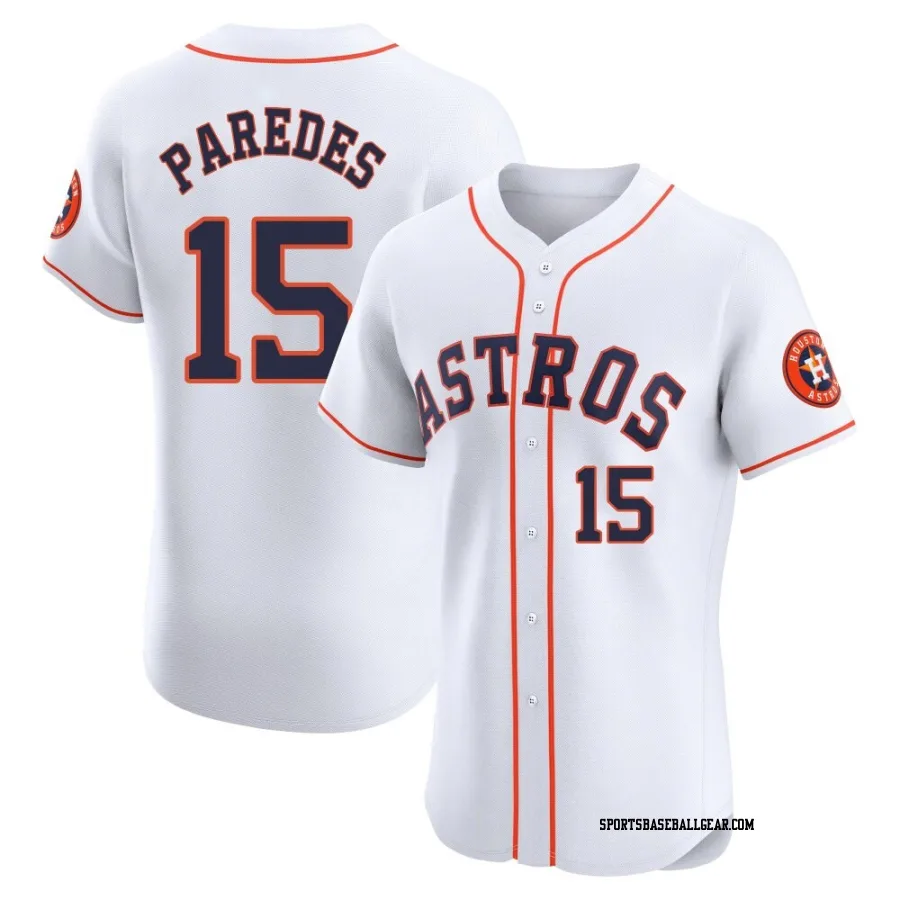 Isaac Paredes Men's Houston Astros White Elite Home Jersey